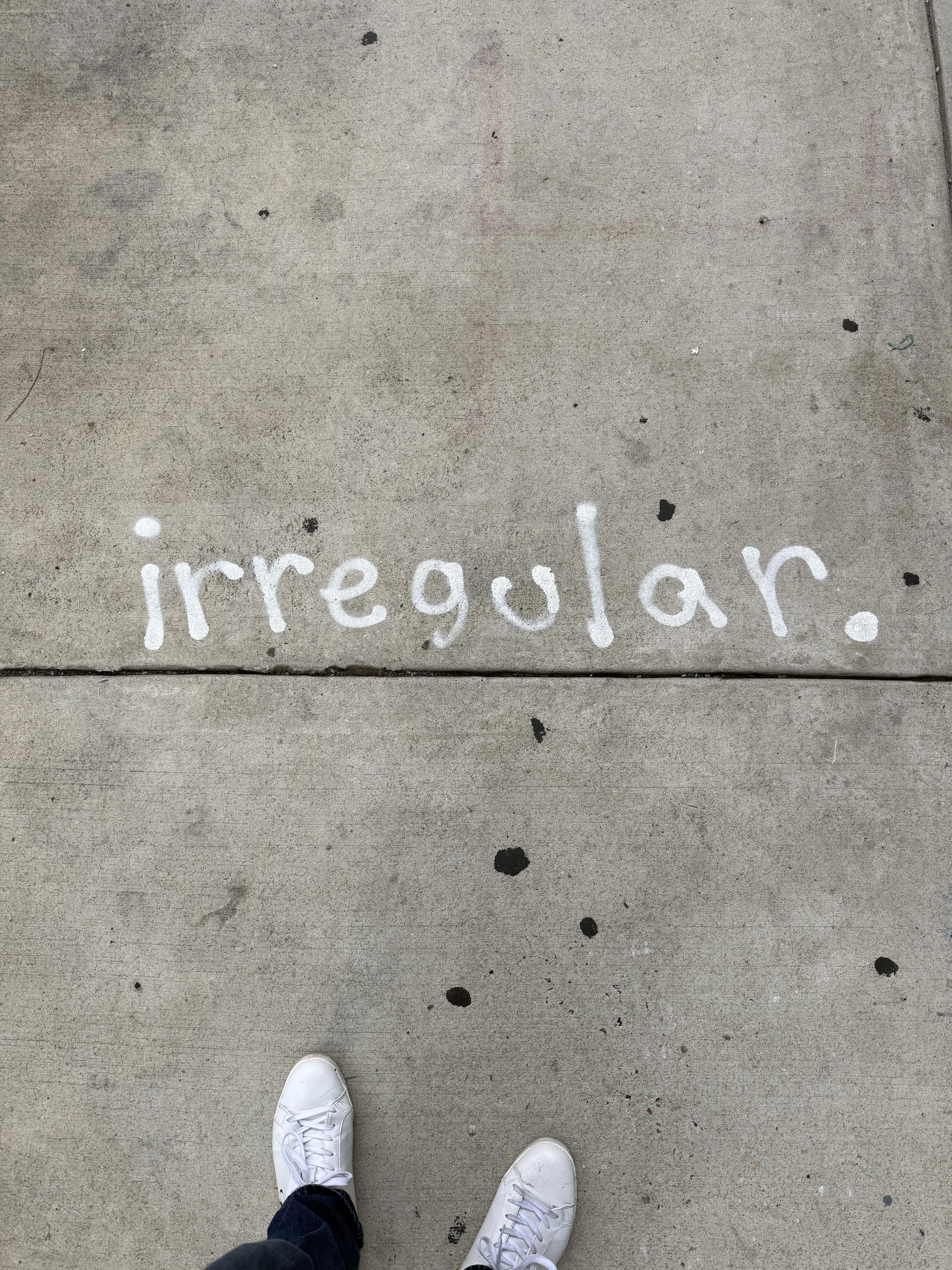 A tag on the pavement, and what it takes to turn noticing into commissioning