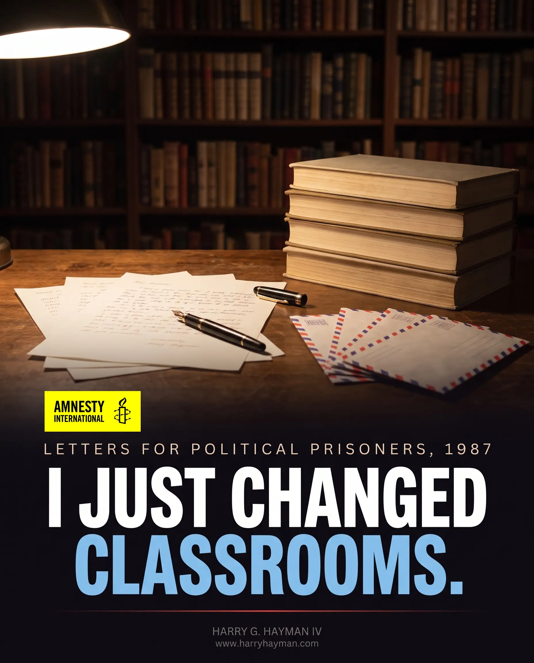 Amnesty International, 1987, and the Books That Stayed