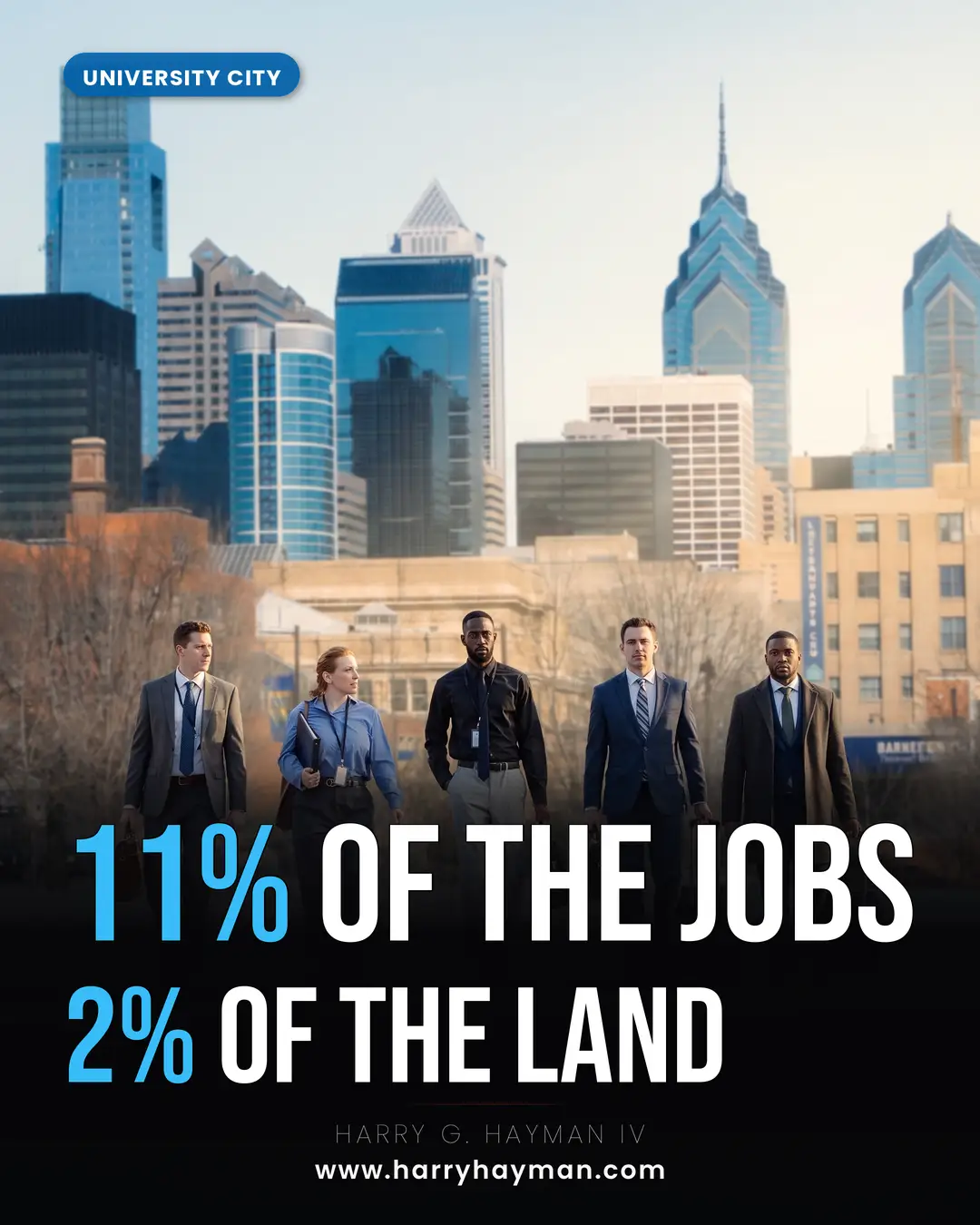 University City: 11% of Philadelphia's Jobs on Less Than 2% of Its Land