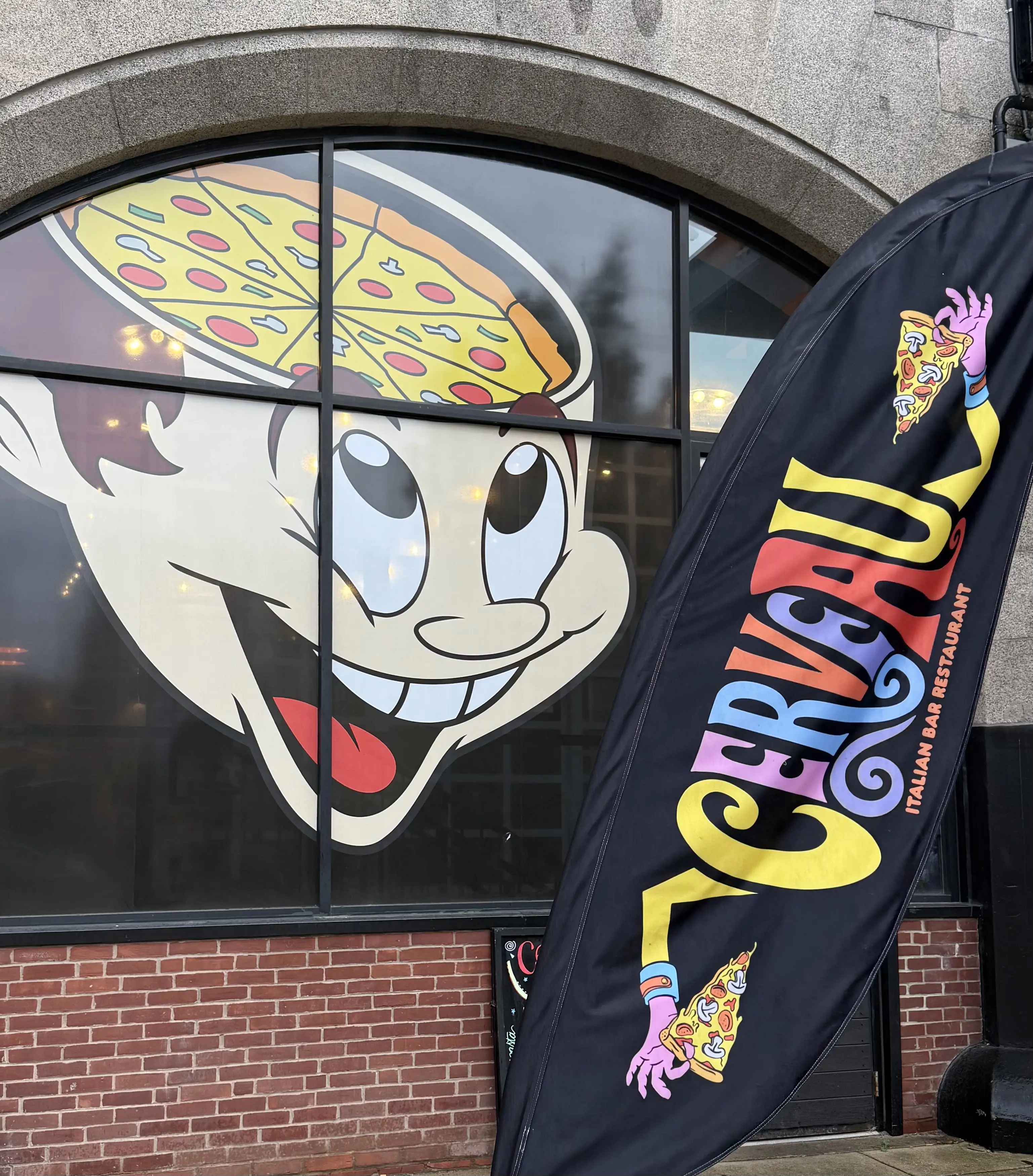 Cerveau, the pizza brain that grew up and moved into a 1927 warehouse