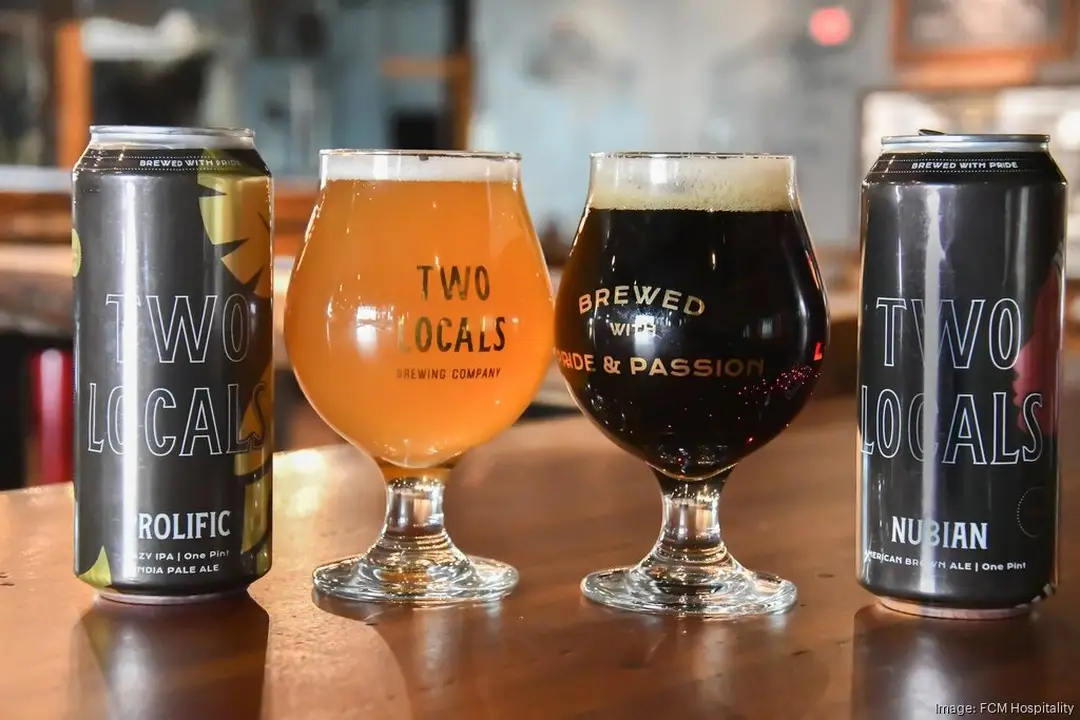 Founders of Two Locals Brewing Co. with Harry Hayman