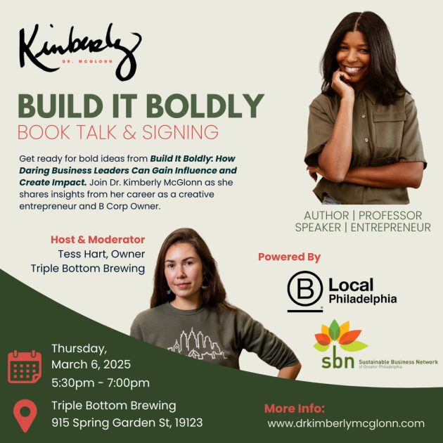 Build It Boldly - Harry Hayman Supports Dr. Kimberly McGlonn's Book Launch at Triple Bottom Brewing
