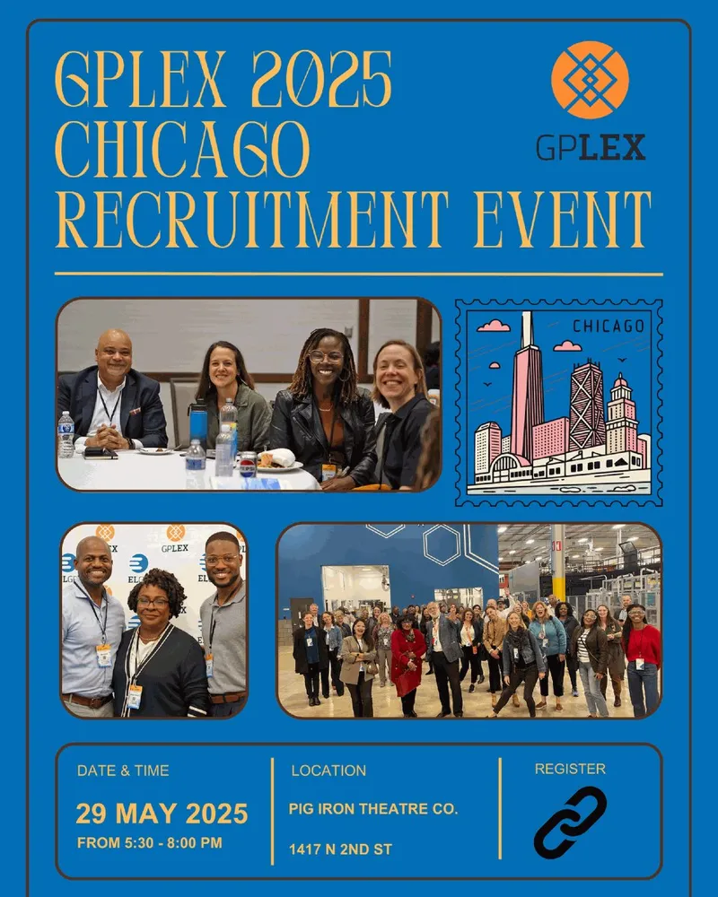 Ready to Experience the Energy of GPLEX? Join Harry Hayman at the 2025 Chicago Recruitment Event!