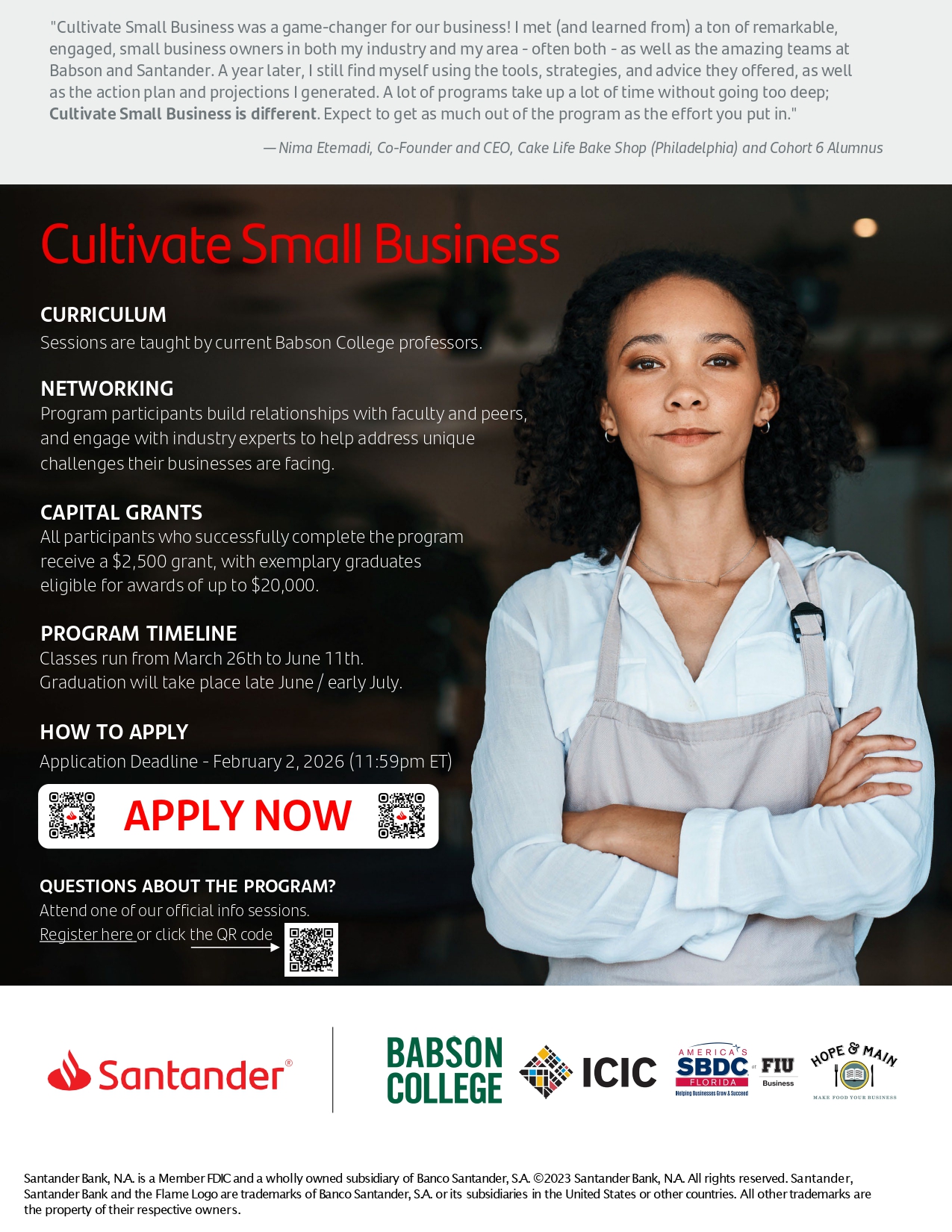 Cultivate Small Business Goes National