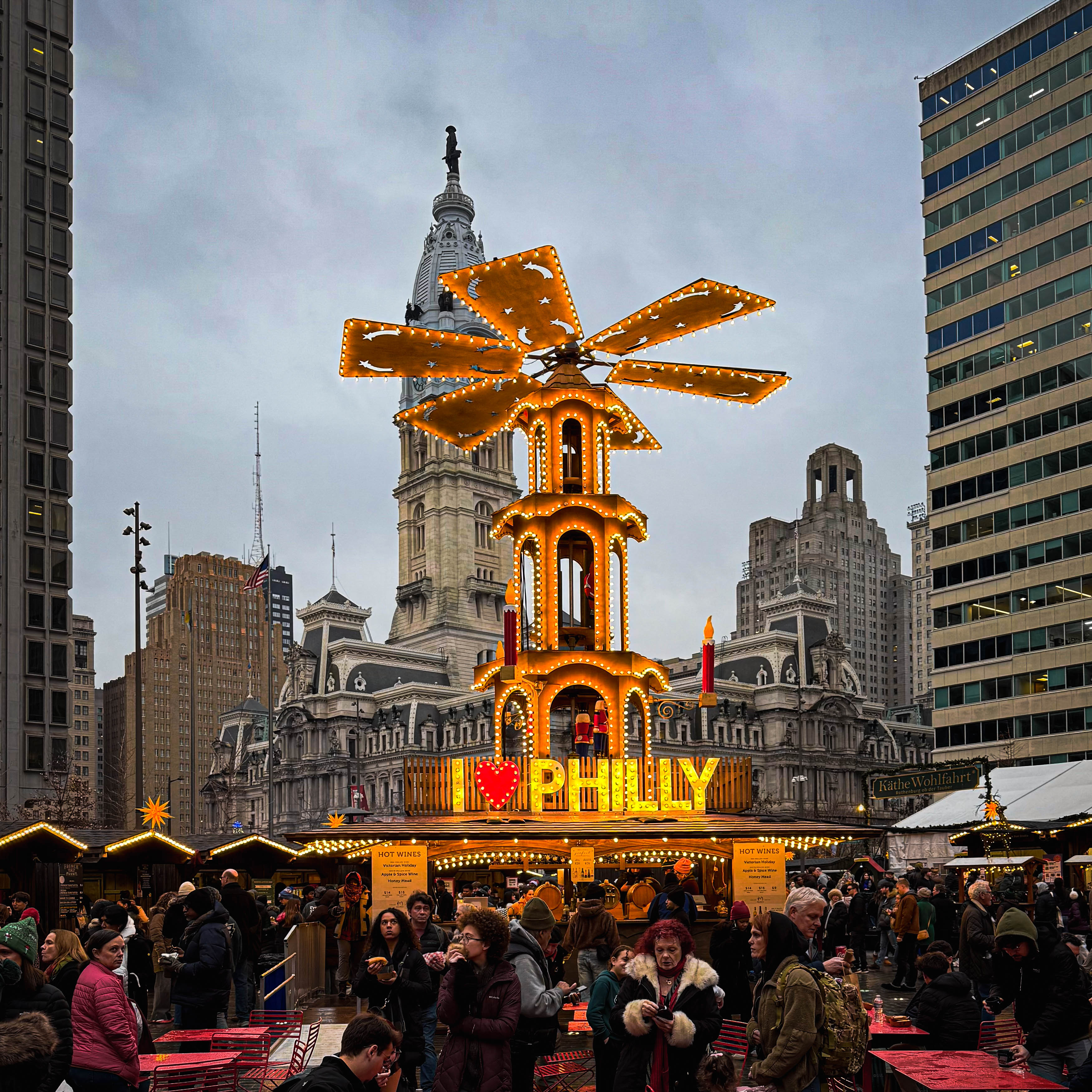 Harry Hayman on a Perfect Philly Afternoon at the Christmas Village: When Tradition Defines a City