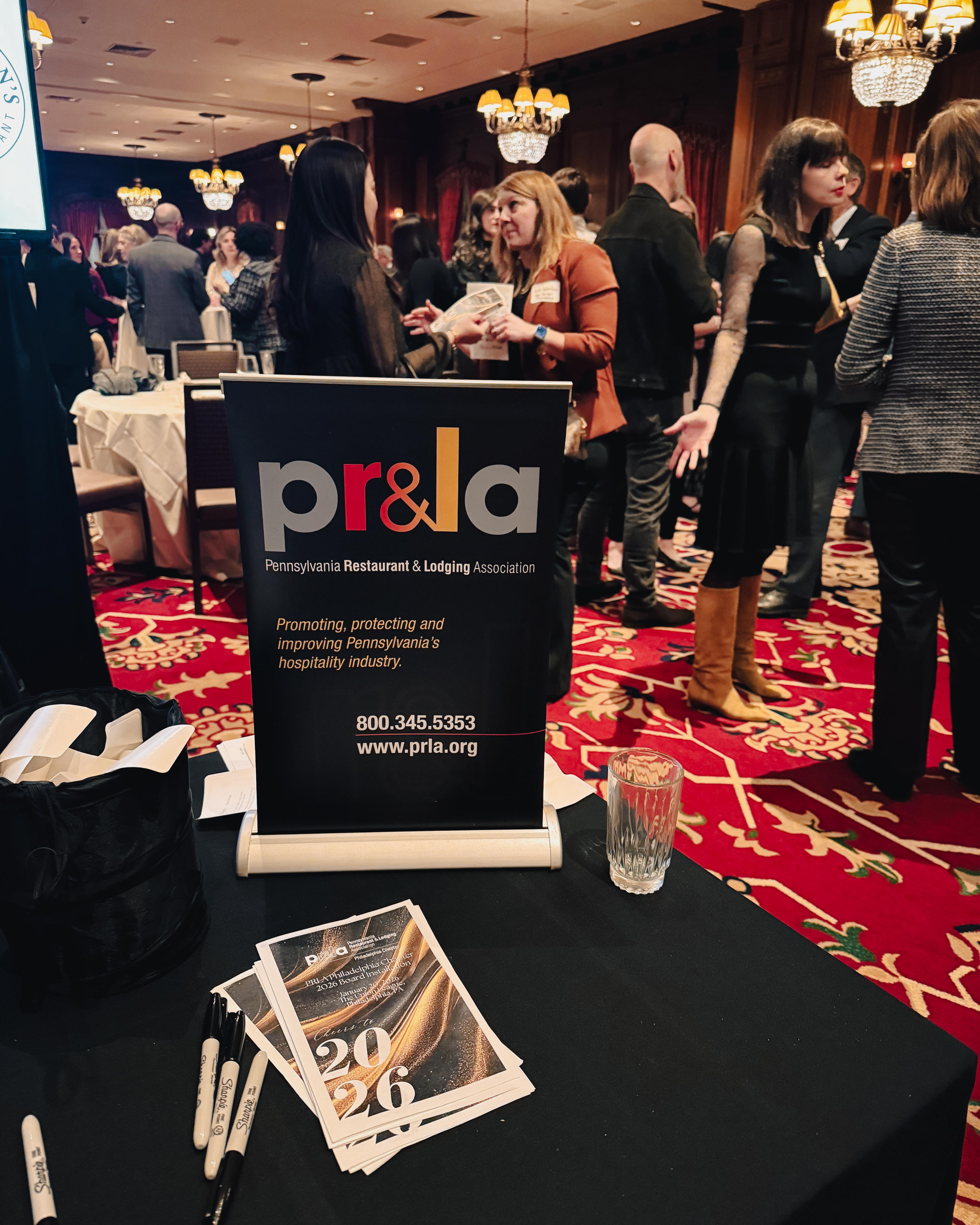 Harry Hayman Witnesses Philadelphia Hospitality's Leadership Moment at Union League: PRLA Winter Installation Celebrates Industry's Economic Engine